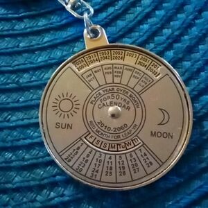 50 yr perpetual calendar keychain